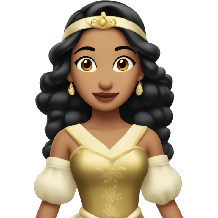 Disney Princess Jasmin Chrismas Look  emoji