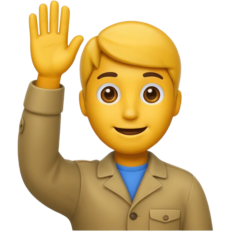 animated emoji waving man apple style emoji