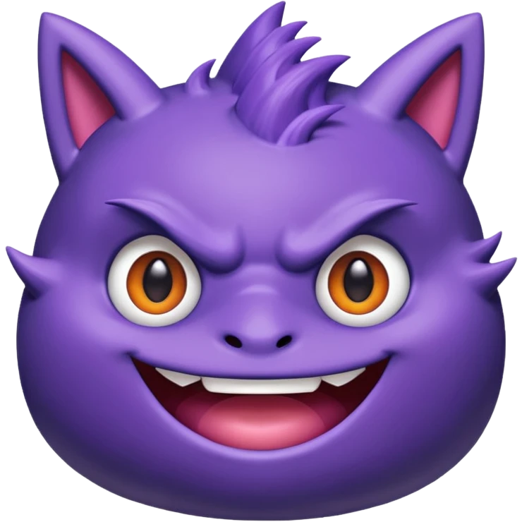 I want a Gengar (Pokemon) that looks cute. emoji