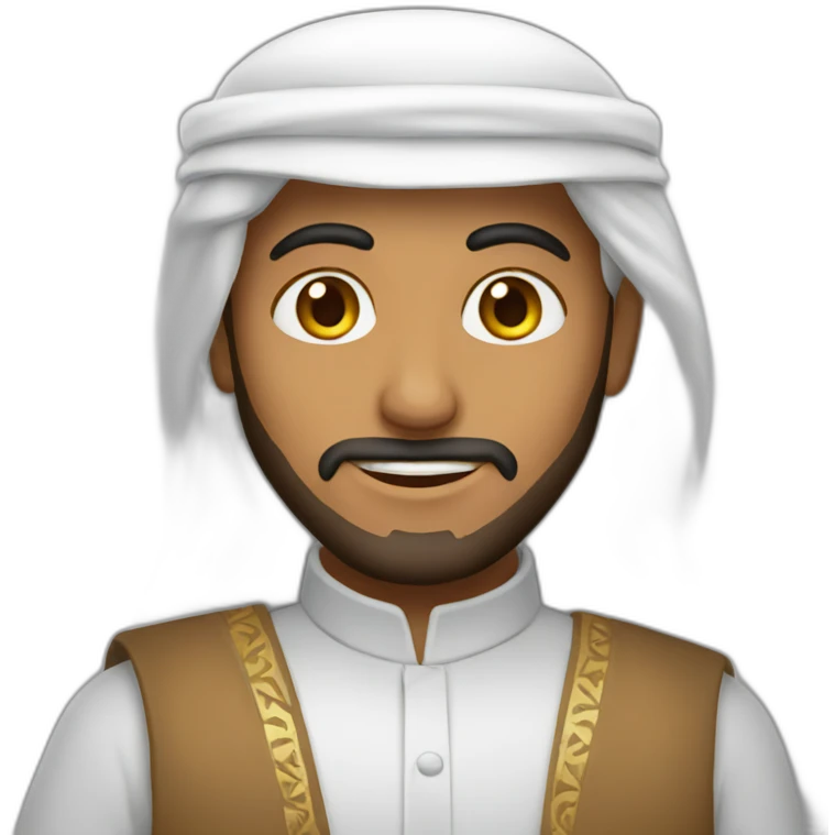 Un arabe emoji