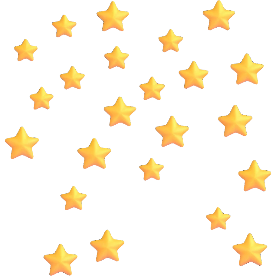 shiny and soft little stars emoji