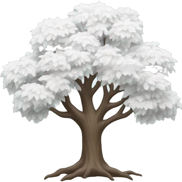 White tree emoji