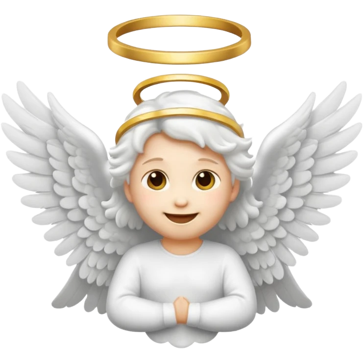 flying angel emoji | Al Emoji Generator emoji