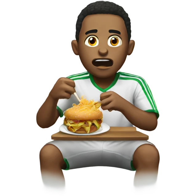 Gol eating Gol emoji