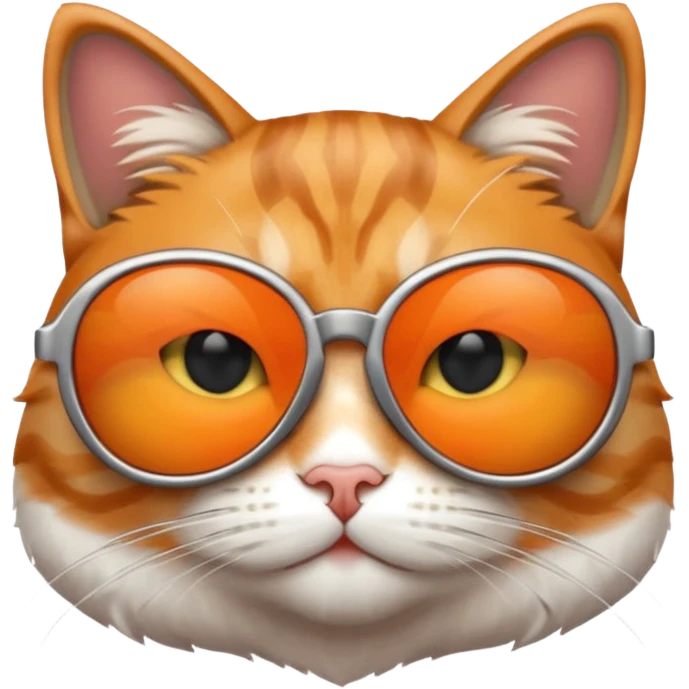 Cat wearing sunglasses emoji