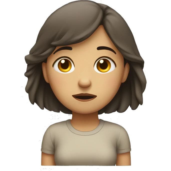 Tired girl emoji