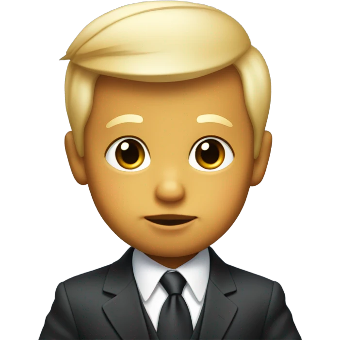 donald trump is a baby emoji