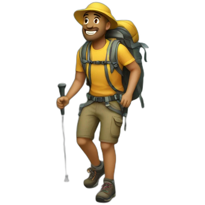 hiking emoji