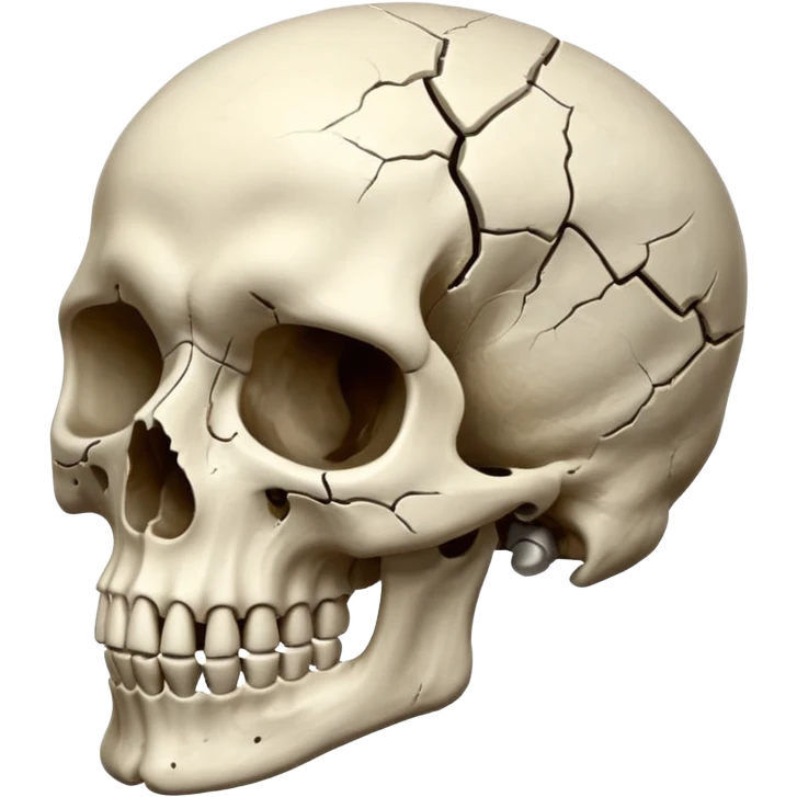 Mind blowing skull emoji