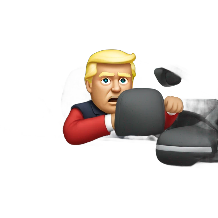 Trump driving emoji