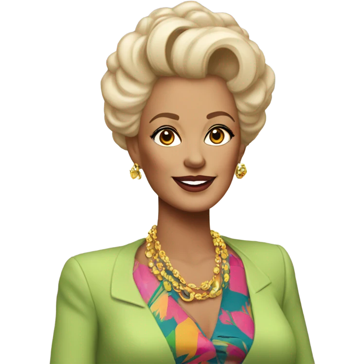 Blanche from golden girls emoji