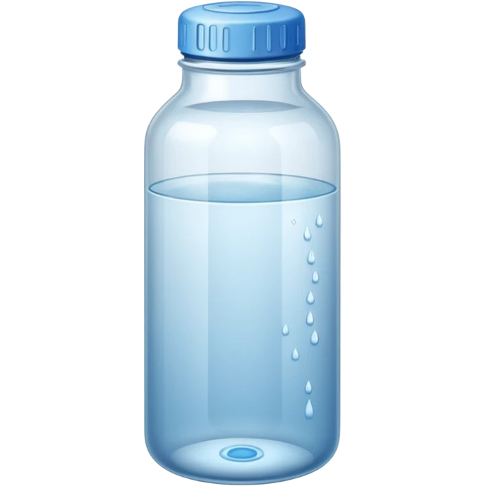 water bottle of glass emoji