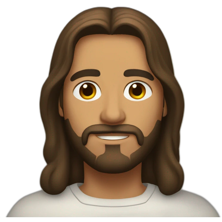 Jesús contento emoji
