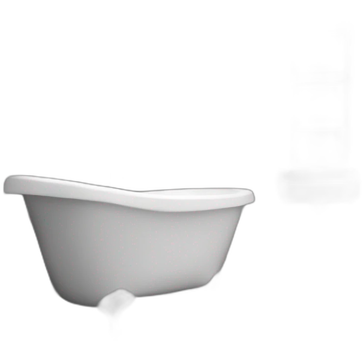 bathroom black and white emoji