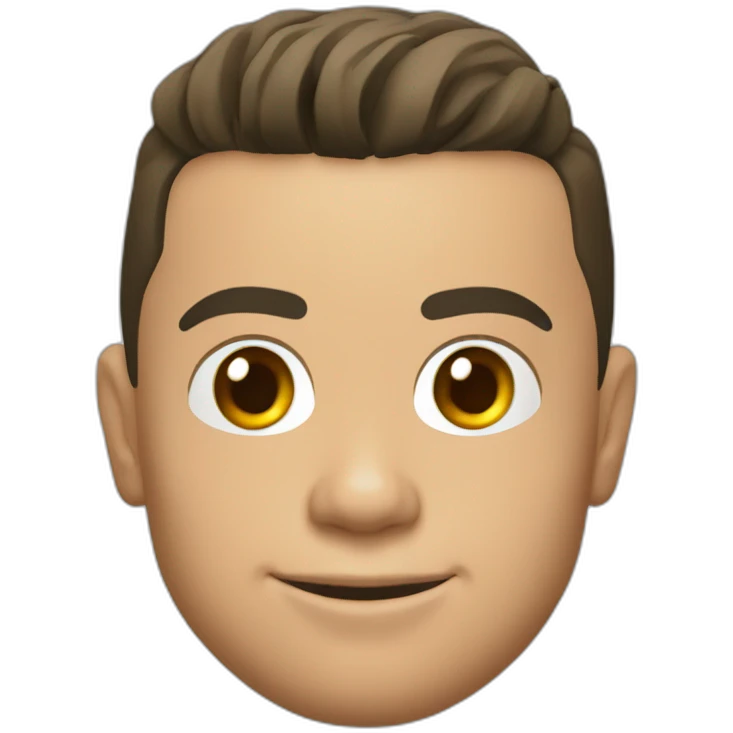 Cristiano Ronaldo head 2017 in Real Madrid emoji