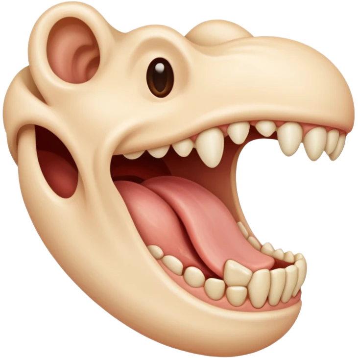 A mouth biting an ankle emoji