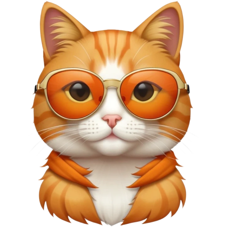 Cat wearing sunglasses emoji