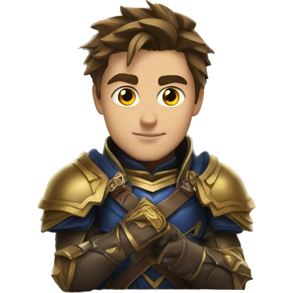 Garen at desk emoji