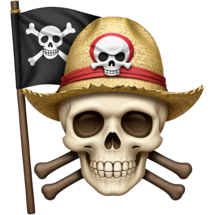 Can u create a emoji thats the straw hats flag of one piece emoji