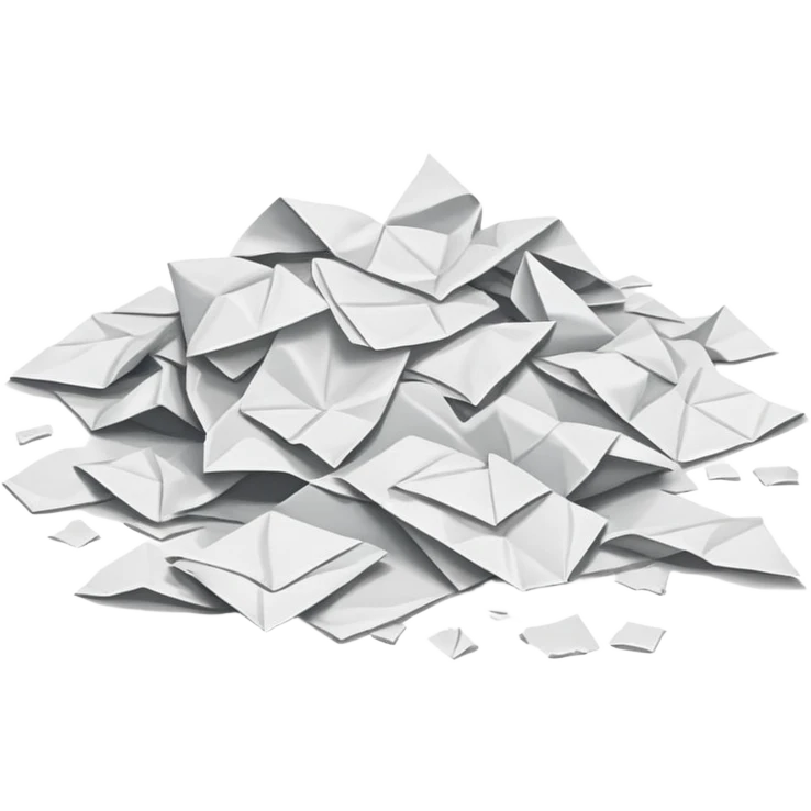 papers scattered on the floor emoji