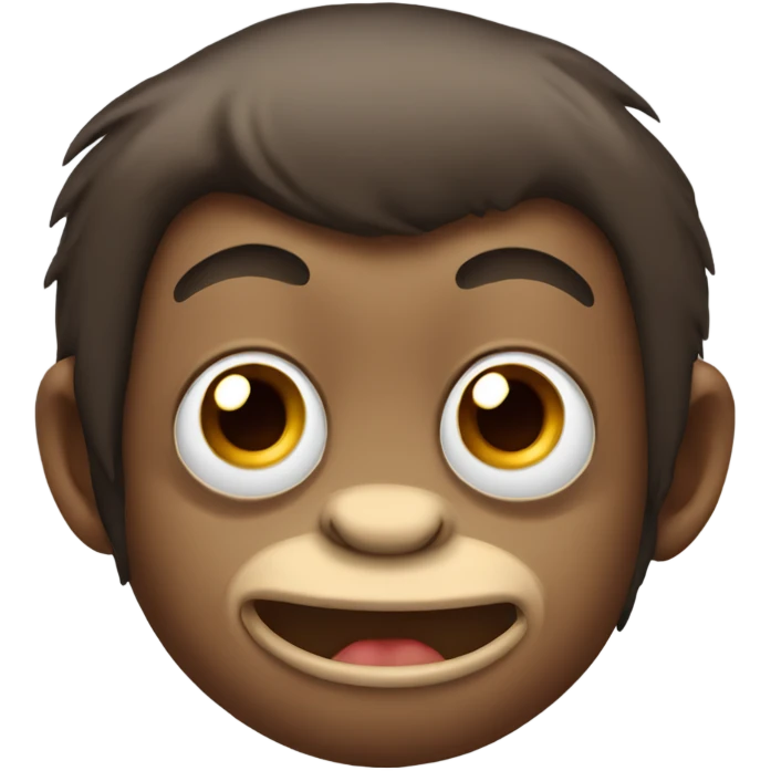 Shaking head monkey emoji