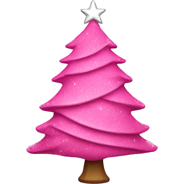 pink christmas tree  emoji