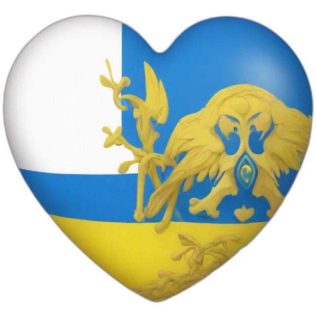 the heart of Ukraine emoji