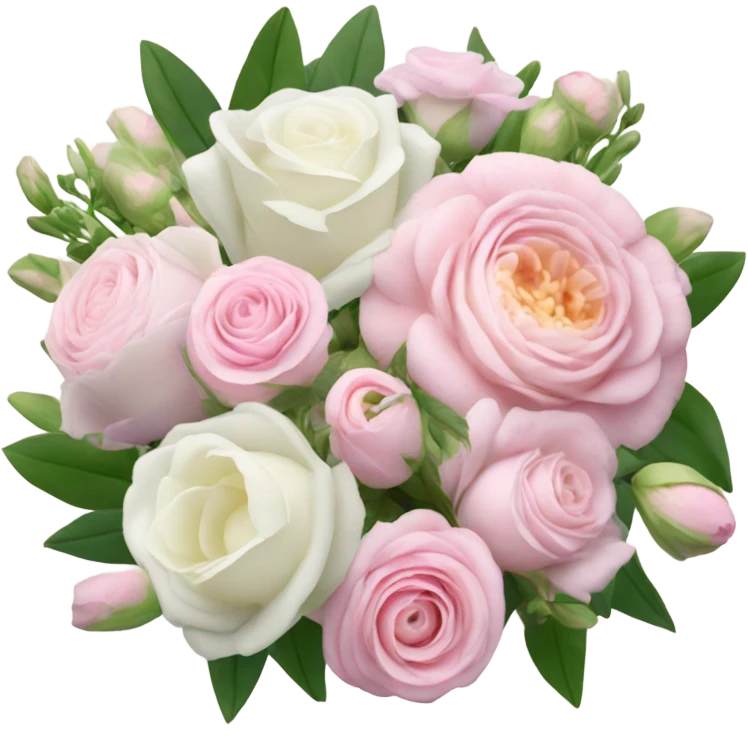 light pink flower bouquet  emoji