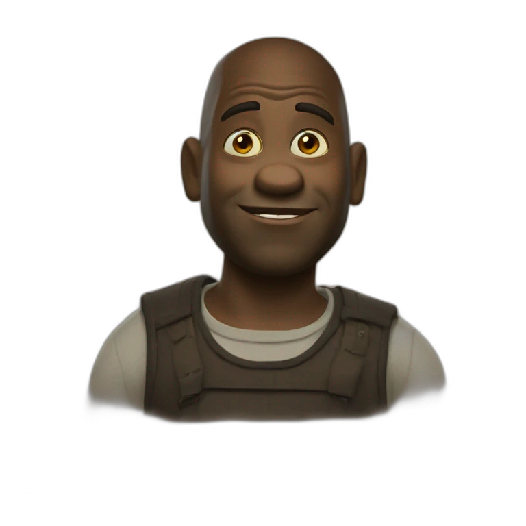 black-shrek emoji