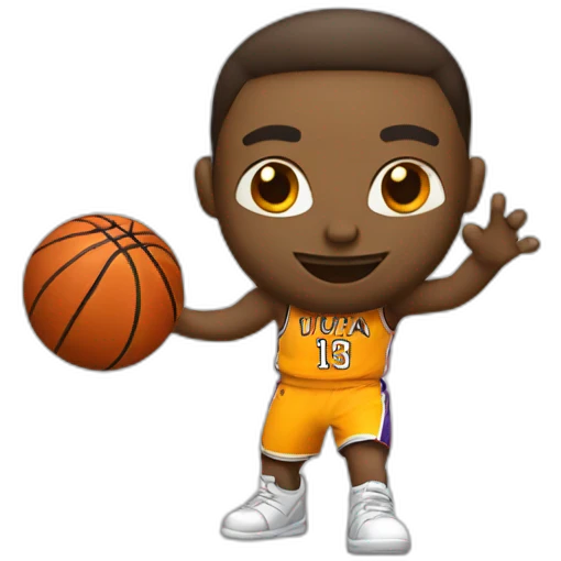 chat qui fait du basketball emoji
