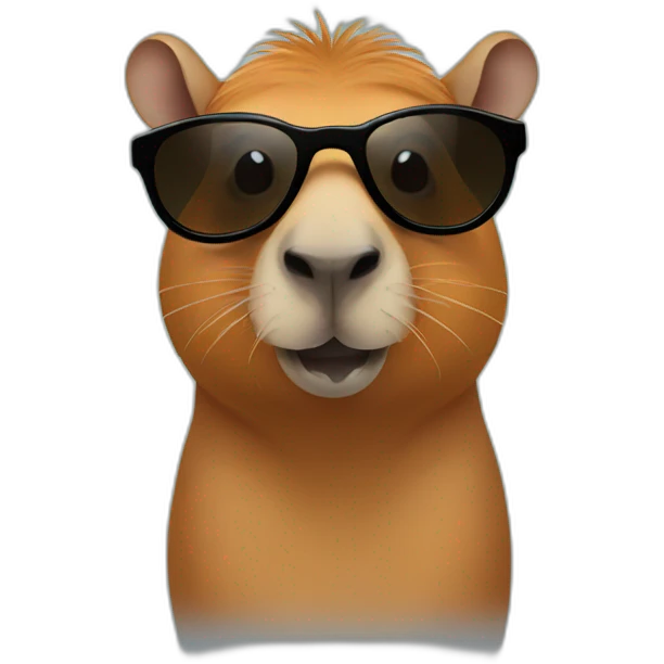 capibara with sunglasses emoji
