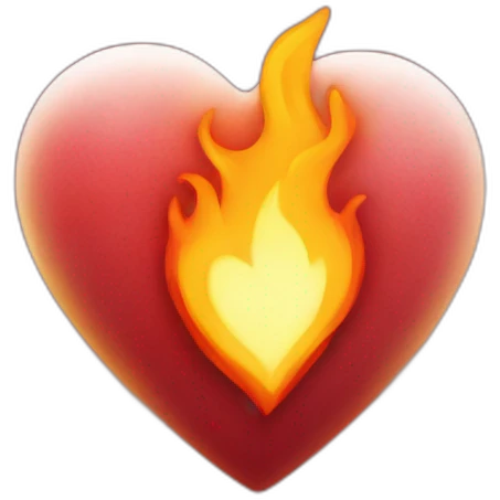 heart in fire emoji