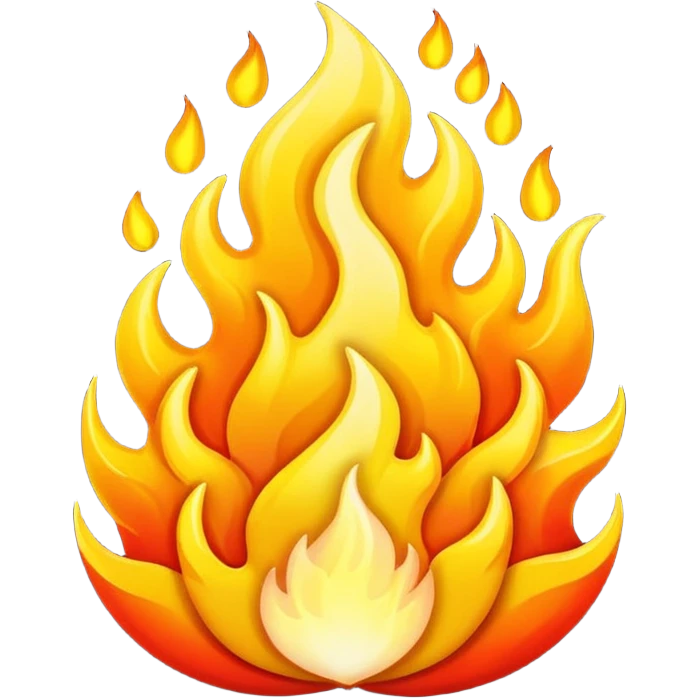 Fire from heaven emoji