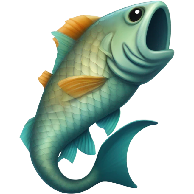 Humanoid fish emoji