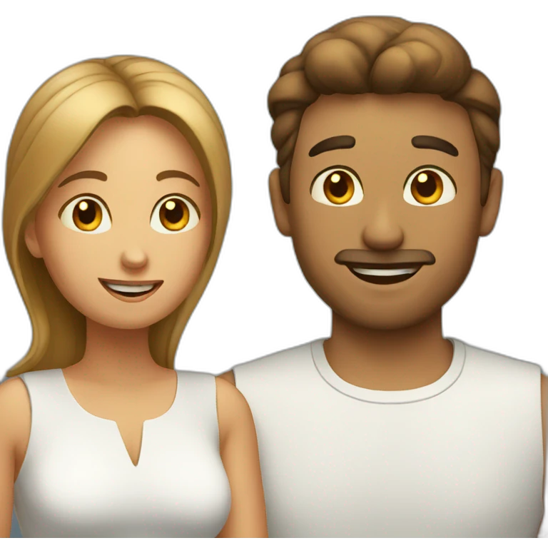 couple talking emoji