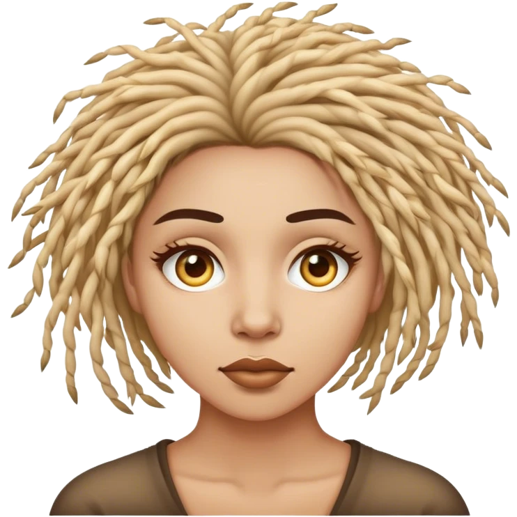 Woman with barred eyes and tumbleweed flying past her emoji