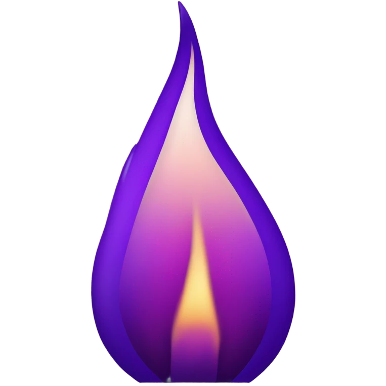 Purple flame emoji  emoji