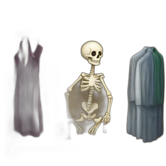 skeleton in the closet emoji