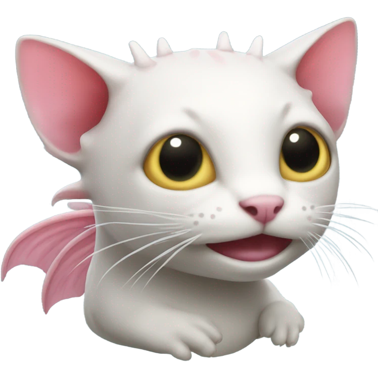 Cat axolotle emoji
