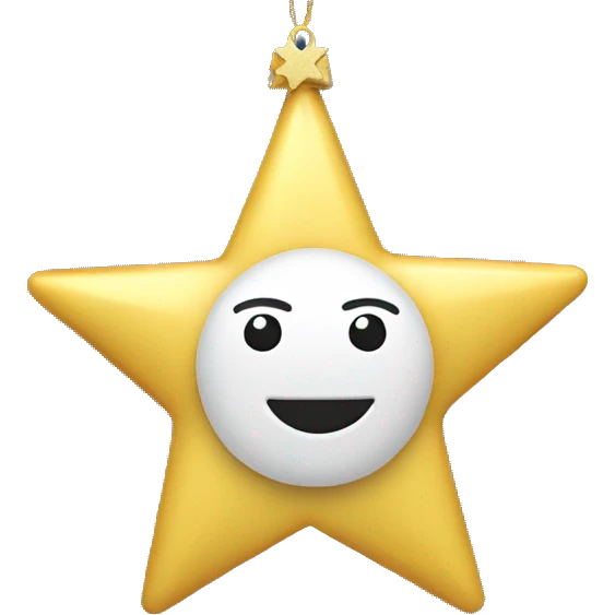 Star ornament emoji