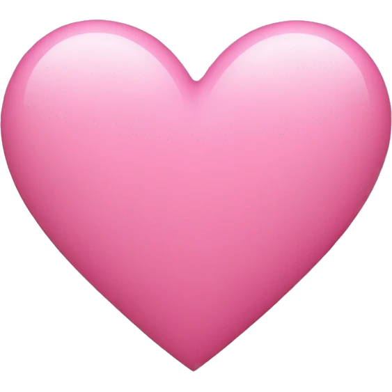 aesthetic pink heart emoji