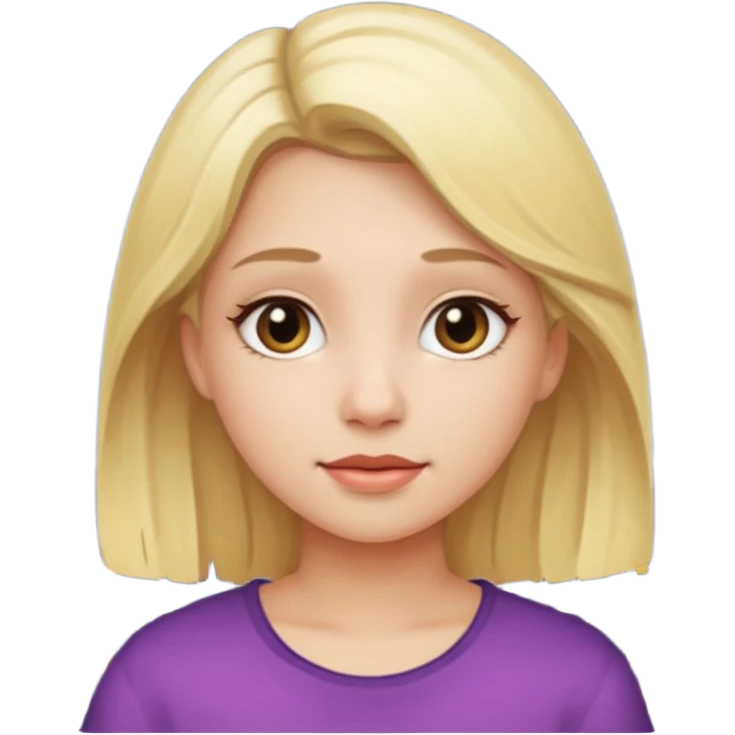 Girl at Night blondie emoji
