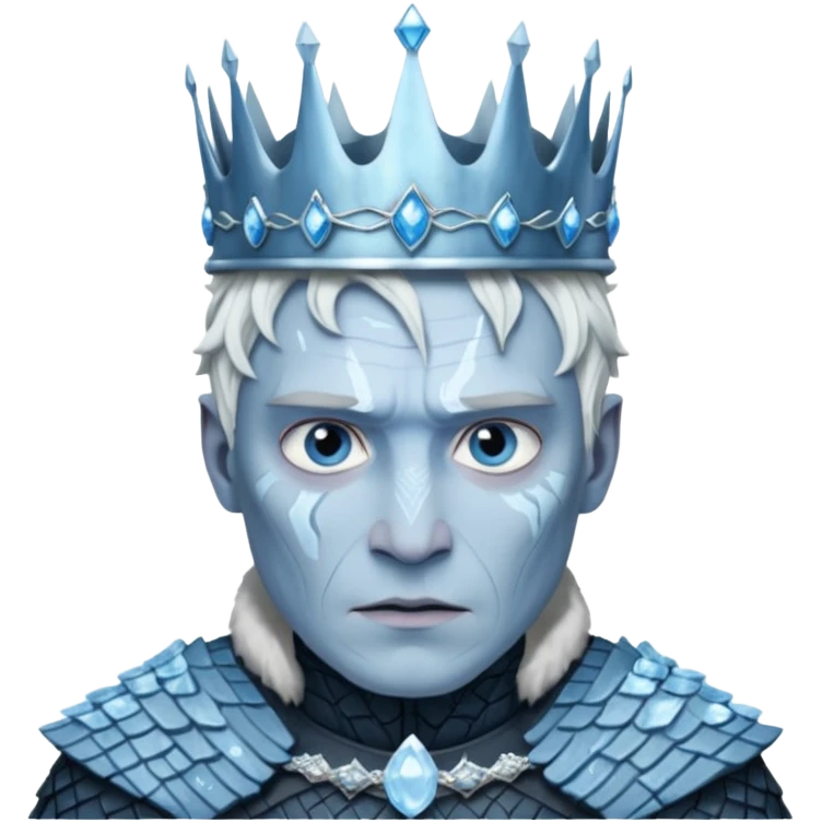 Le roi des marcheur blanc dans game of thrones emoji