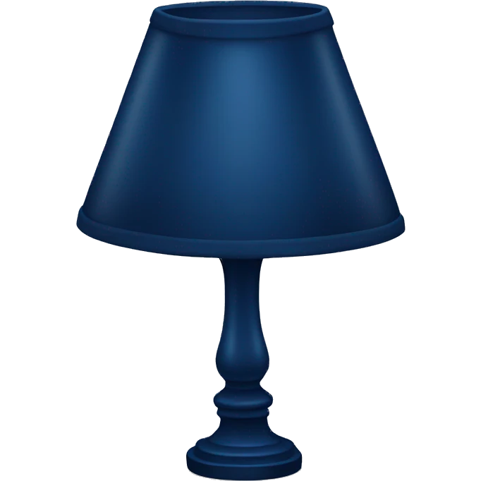 dark blue lamp emoji