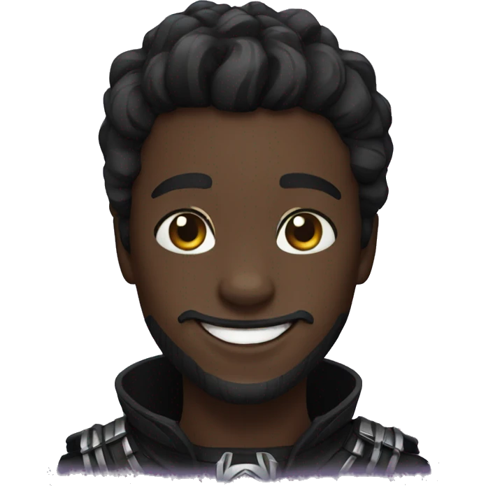 black panther happy emoji
