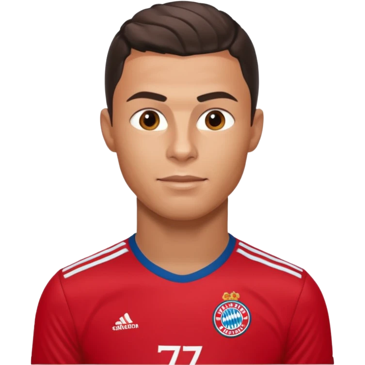 ronaldo wearing a bayern munich shirt emoji