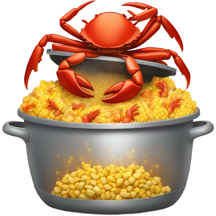 Crab boil emoji