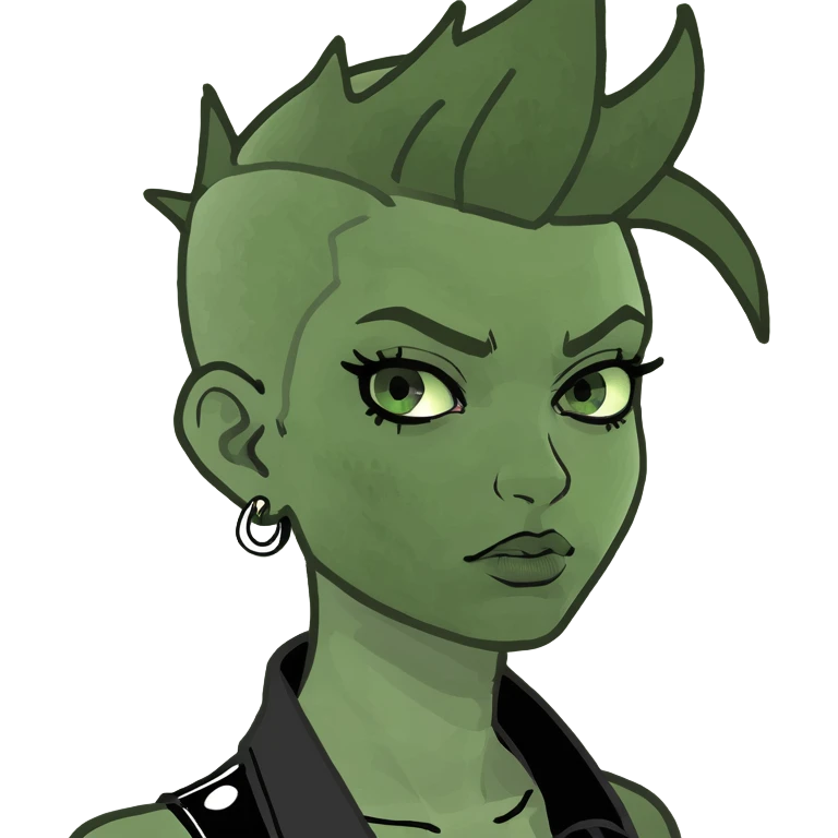 Girl punk emoji