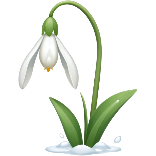snowdrop emoji emoji