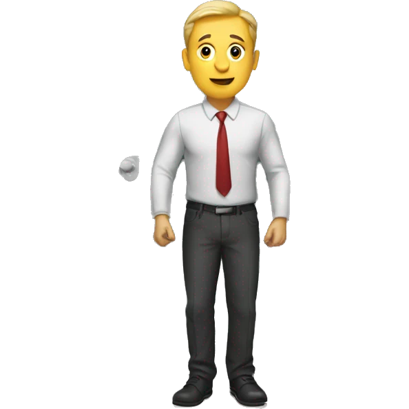 a man entering the room emoji